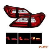 Clear Red 3D Stripe Bar LED Tail light with Sequential Indicators for Lexus RX270 RX350 RX450H AL10 2008 - 2015 - Mars Performance